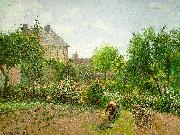 Camille Pissaro The Artist's Garden at Eragny oil painting artist